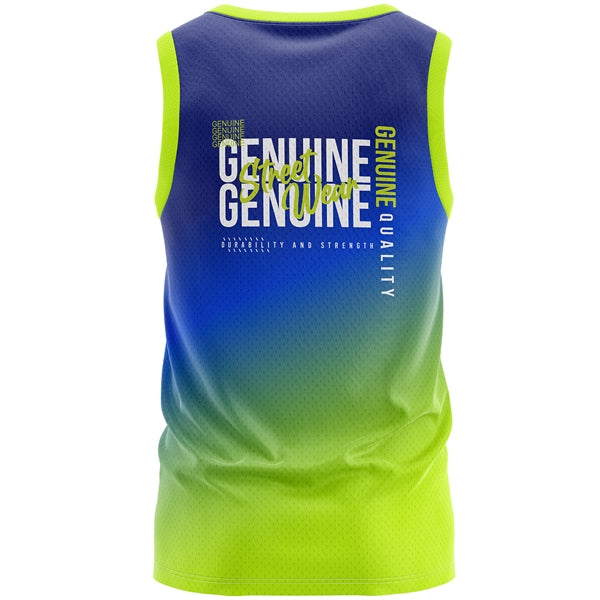 Men's 160 GSM Birdseye Mesh Sleeveless Tank Top