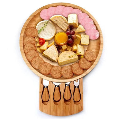 Bamboo Charcuterie Board Set