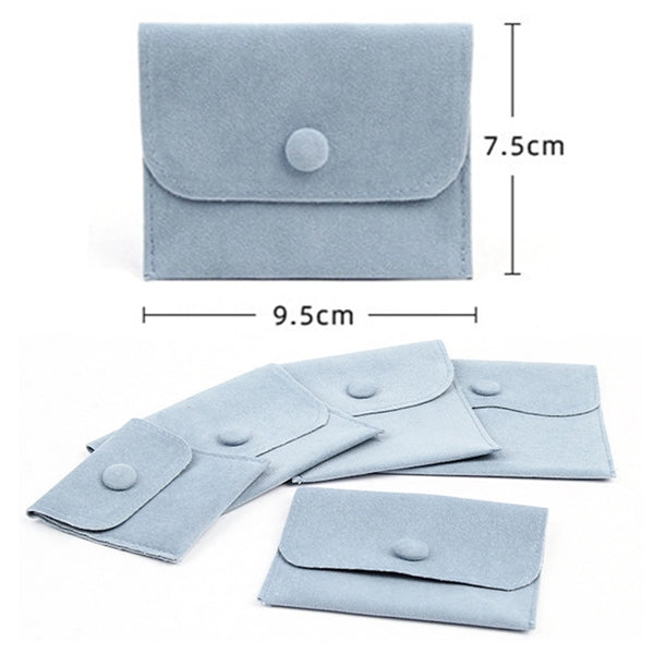 Velvet Jewelry Pouch with Snap Button