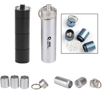 Metal Pocket Pill Boxes Keychain
