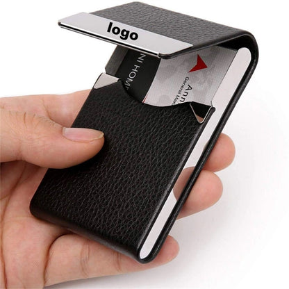 PU Leather Business Card Holder