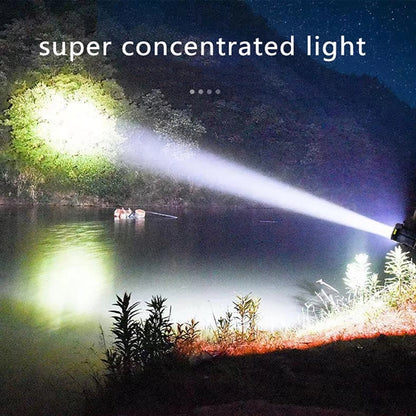 Solar Rechargeable Flashlight With Cob Sidelight