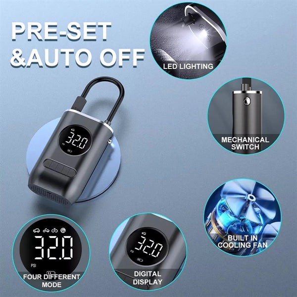 Portable Wireless Car Tire Inflator
