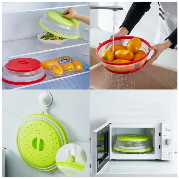Collapsible Microwave Cover