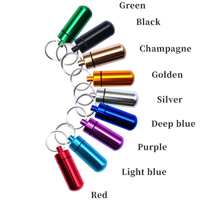 Aluminum Keychain Medication Pill Case