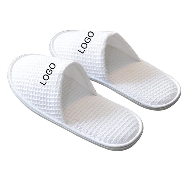 Waffle Disposable Hotel Spa Slippers