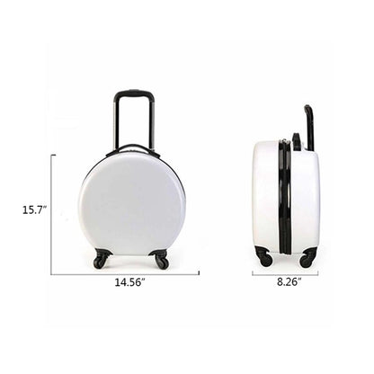 18" Round Children Luggage Suitcase Travel Trolley Case