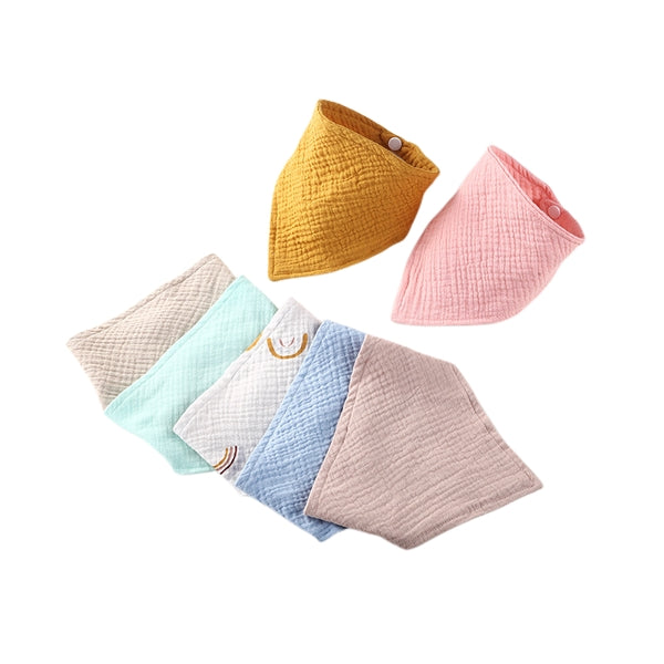 Muslin Baby Bandana Drool Bibs