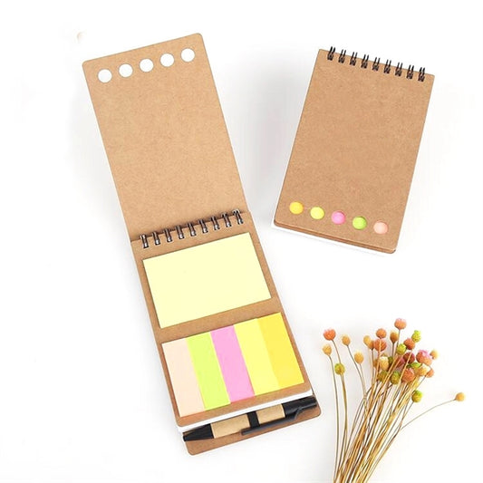 Spiral Notebook Lined Notepad with Pen
