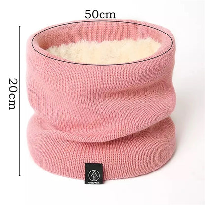 Winter Double Layer Thickened Neck Gaiter Scarf