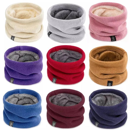 Winter Double Layer Thickened Neck Gaiter Scarf