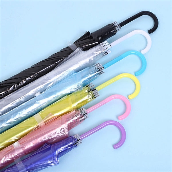 Clear Umbrella Canopy Windproof Transparent Stick