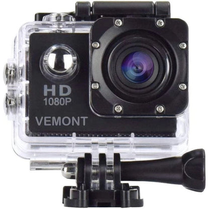Waterproof Action Camera with Multi Accessories