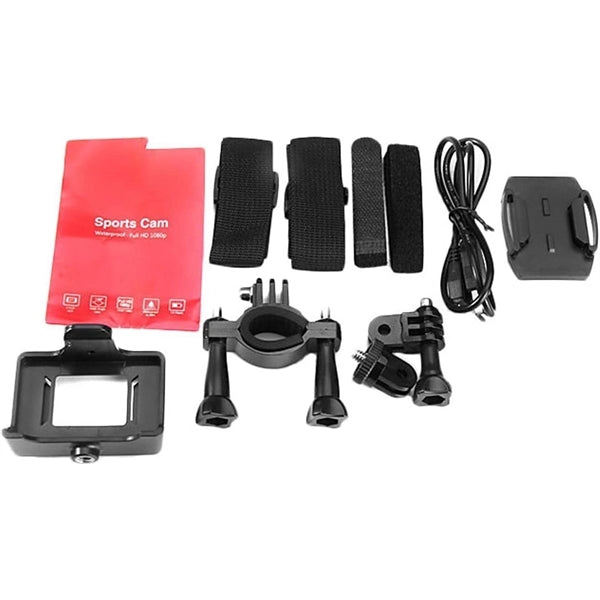 Waterproof Action Camera with Multi Accessories
