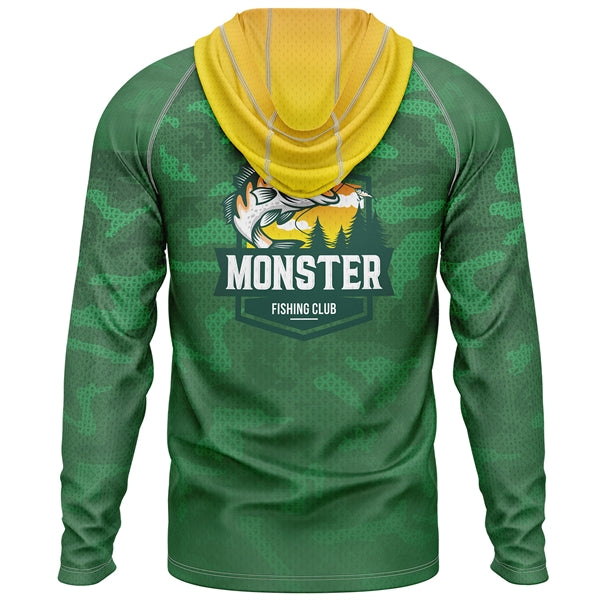 Unisex 160 GSM Birdseye Mesh Long Sleeve Hoodie shirt