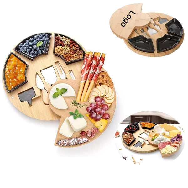 Bamboo Charcuterie Board Set