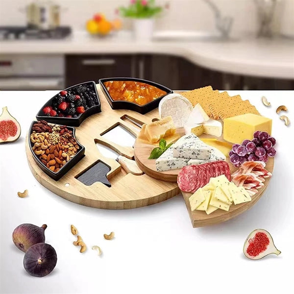 Bamboo Charcuterie Board Set