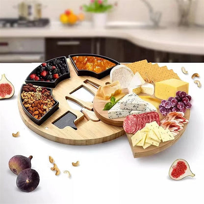 Bamboo Charcuterie Board Set