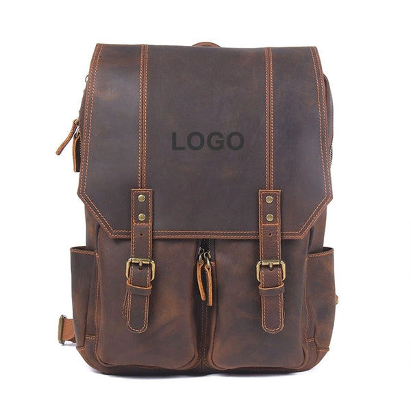 Vintage Genuine Leather Backpack