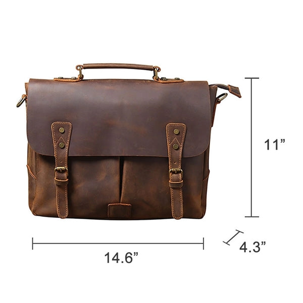 Full Grain Leather Briefcase