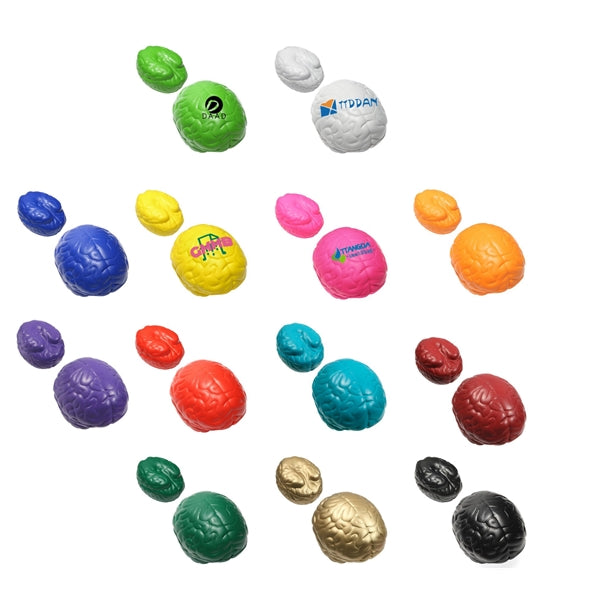 Brain Shaped Polyurethane Stress Reliever