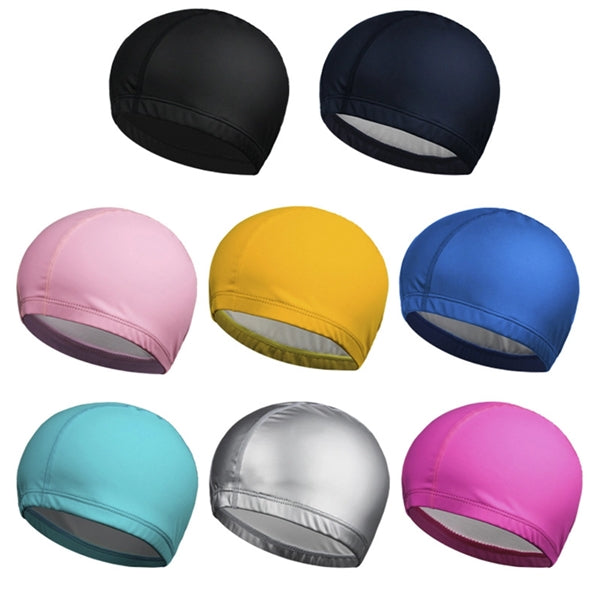 Solid Waterproof Swim Cap