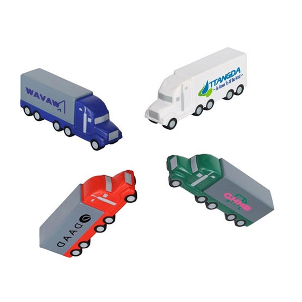 Semi Truck Shaped Polyurethane Stress Reliever
