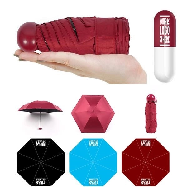 Folded Capsule Umbrella Ultra Light