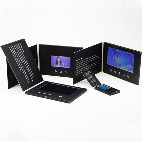10.1 Inch Screen Customized Hardcover Video Brochure