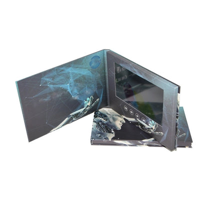 10.1 Inch Screen Customized Hardcover Video Brochure