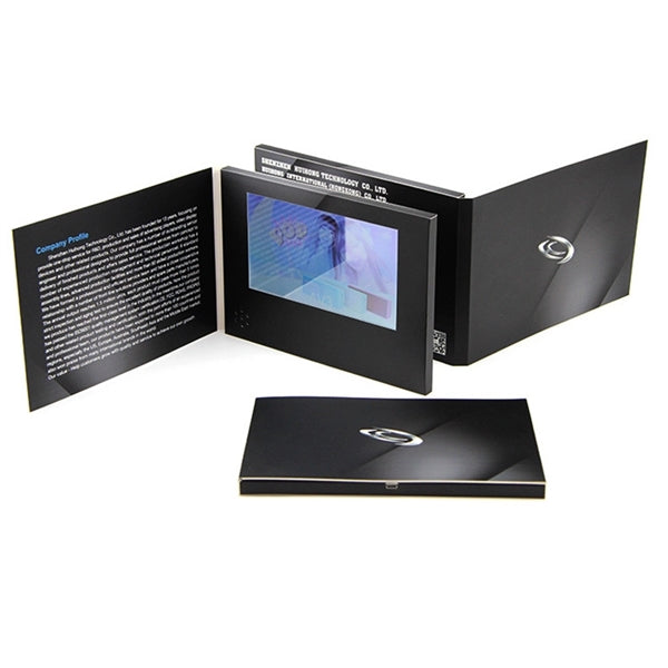 10.1 Inch Screen Customized Hardcover Video Brochure