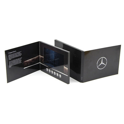 Customized Softcover Video Brochure With 7 Inch Screen