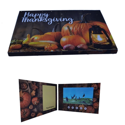 Customized Softcover Video Brochure With 7 Inch Screen