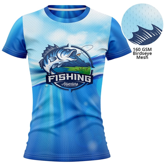 Women's 160GSM Birdseye Mesh Performance Short Sleeve TShirt