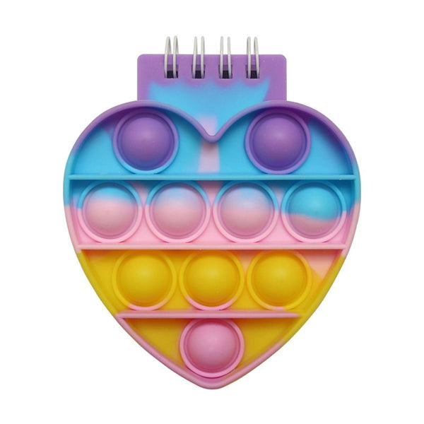 Mini Heart Pop Fidget Notebook