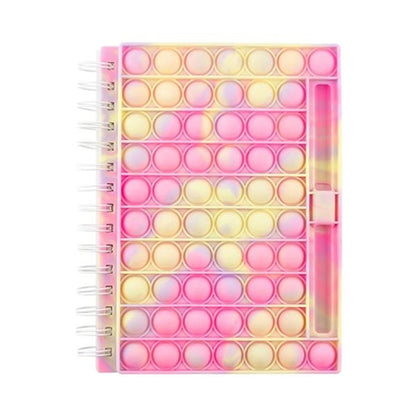 Pressure Relief Fingertip Notebook With Pen Holder
