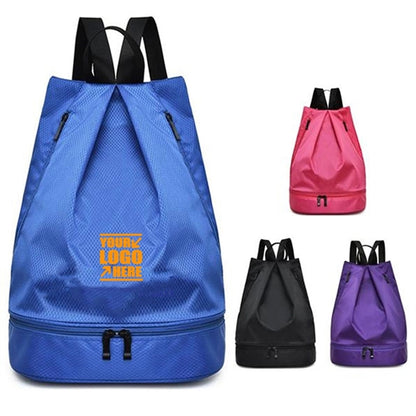 Sports Travel Backpack With Dry Wet Pocket