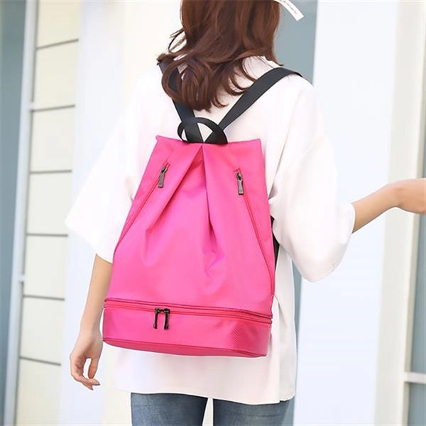 Sports Travel Backpack With Dry Wet Pocket
