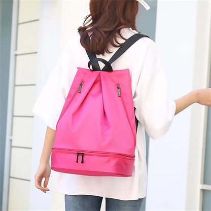 Sports Travel Backpack With Dry Wet Pocket