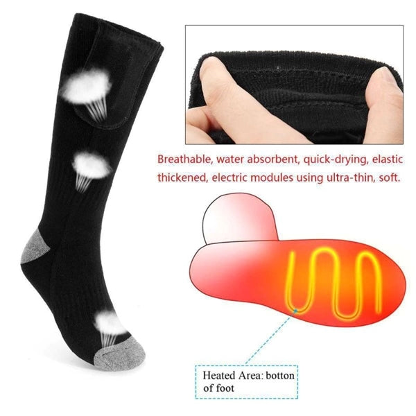 Battery Heated Winter Warm Cotton Socks