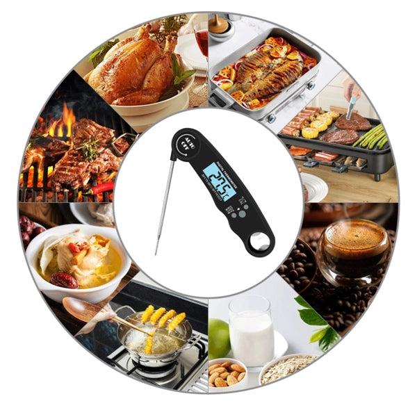 Digital Instant Read Meat Thermometer-Folding Probe