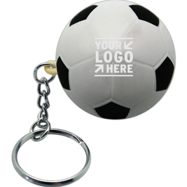Soccer Stress Reliever Ball Key Chain