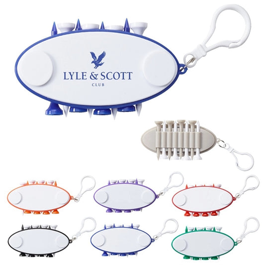 Oval Golf Tee Carrier