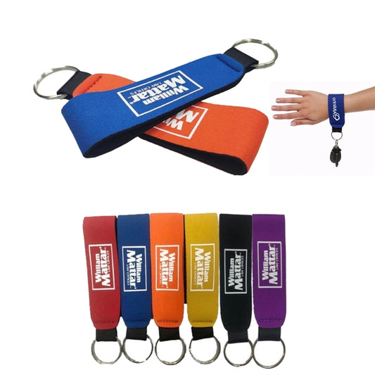 Neoprene Wristband Key Chain