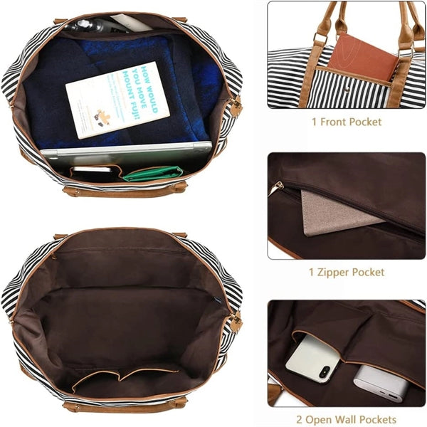 Canvas Duffel Weekender Bag