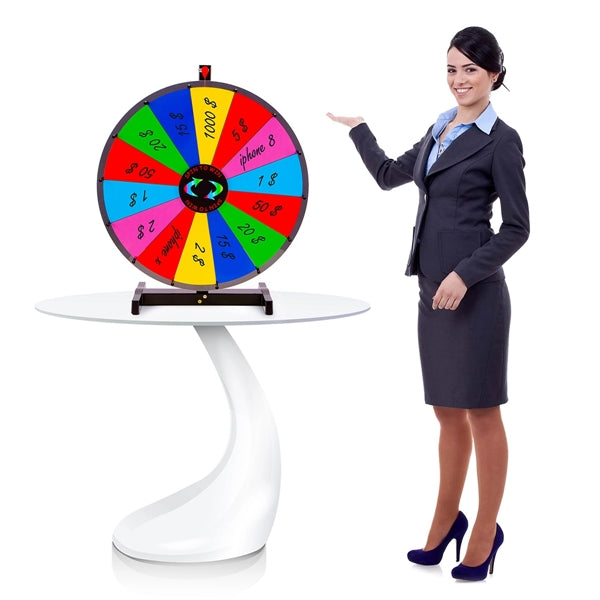 24 Inch Heavy Duty Spinning Prize Wheel