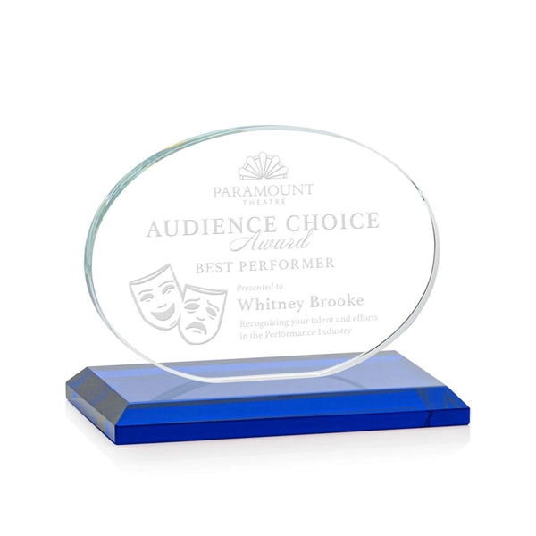 Austin Award (Horiz) - Blue