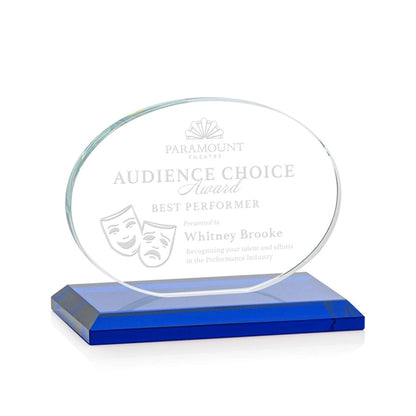 Austin Award (Horiz) - Blue