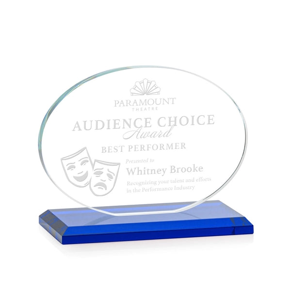 Austin Award (Horiz) - Blue