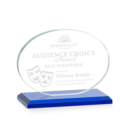 Austin Award (Horiz) - Blue
